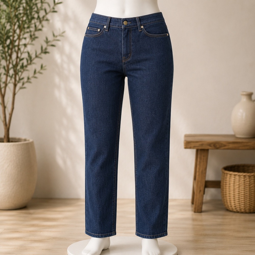 NWT Good American Skinny Jeans Womens 28-32 Dark‎ Indigo Blue High Rise Denim
